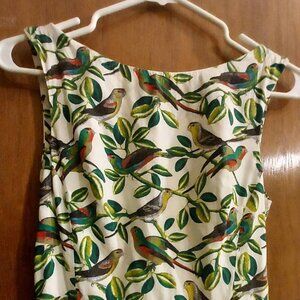 Emily and Fin Jasmine dress parrots XS
